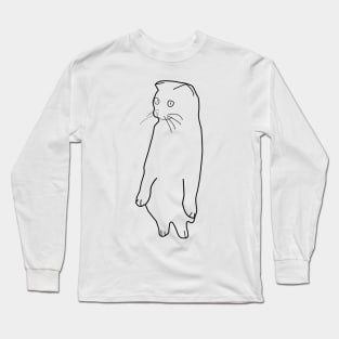 Standing Cat Long Sleeve T-Shirt